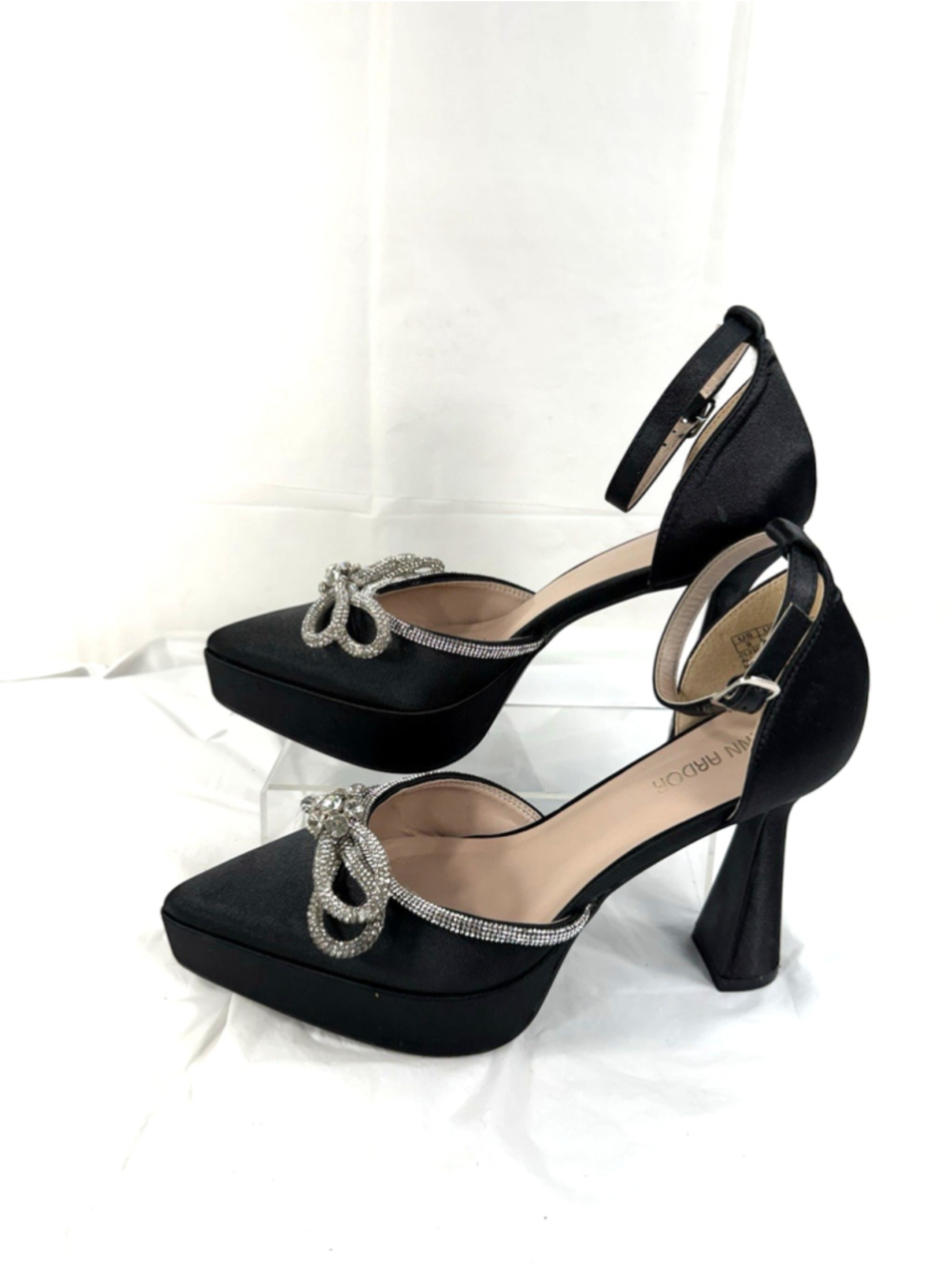 Jenn Ardor Women Platform Ankle Strap Stilettos High Heels Pumps Sz 9